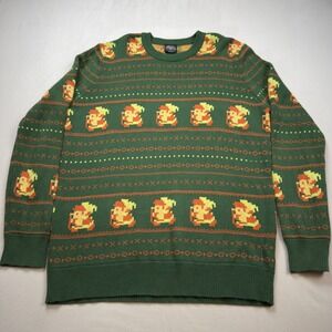 The Legend of Zelda 2016 Link Pixel‎ Ugly Christmas Sweater 2XL Nintendo FLAW